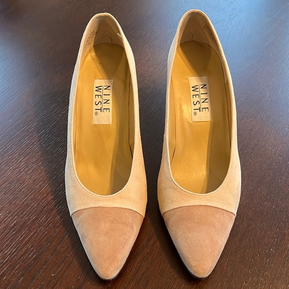 Nine West Shoes - VINTAGE Nine West Albertina 3” suede heels